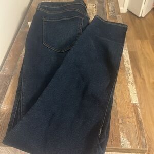 Old navy jeans women’s extra high rise rockstar super skinny jeans 14 tall
